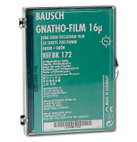 BK172 (Bausch) Артикуляционная фольга Гнато-фильм, 16 мкм, зеленая, односторонняя, 70х100 мм, 50 листов