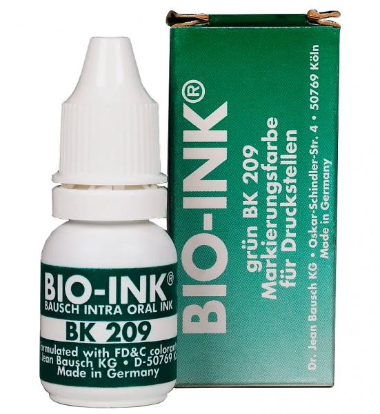 Артикуляційне біочорнило Bausch BIO-INK BK209 (зелене, 15 ml)