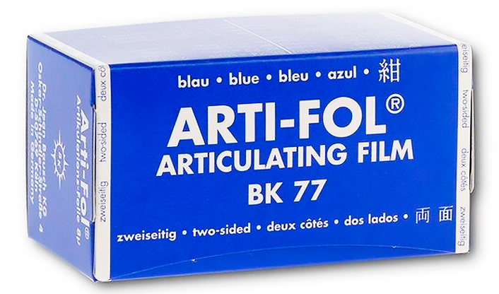 Артикуляционная фольга Bausch BK77 (синяя)