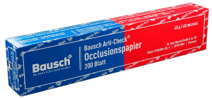 Артикуляційний папір Bausch BK80 (синій, червоний)