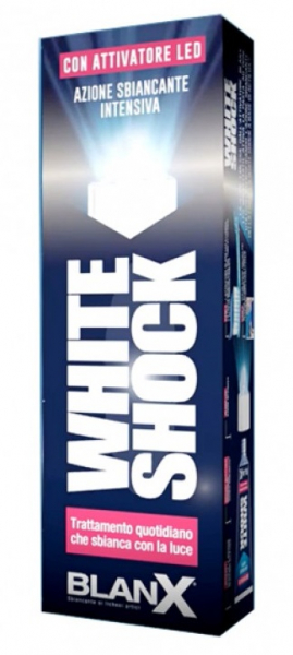 Зубна паста Blanx White Shock з LED ковпачком (50 мл)