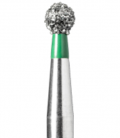 BR-32С (Mani) Алмазный бор, шаровидный, ISO 001/019, зеленый