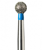 BR-33 (Mani) Алмазный бор, шаровидный, ISO 001/028, синий