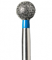 BR-34 (Mani) Алмазный бор, шаровидный (шарик) ISO 001/035, синий