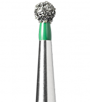 BR-40C (Mani) Алмазный бор, шаровидный, ISO 001/017, зеленый