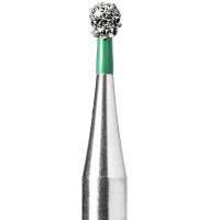 BR-45C (Mani) Алмазний бор, кулястий, ISO 001/011, зелений