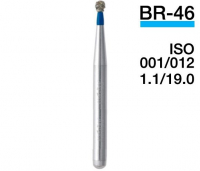 BR-46 (Mani) Алмазный бор, шаровидный, ISO 001/012