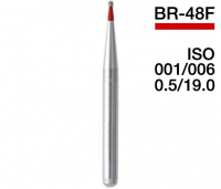 BR-48F (Mani) Алмазний бор, кулястий, ISO 001/006