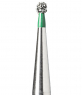 BR-49C (Mani) Алмазний бор, кулястий, ISO 001/009, зелений