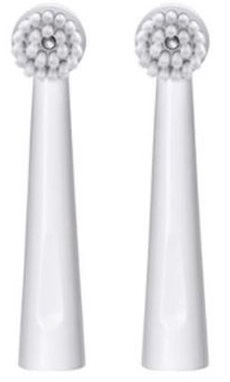 Сменные насадки для электрической зубной щетки WhiteWash, белая Brush Heads for Rotating Electric Toothbrush (PRT1011) 2 шт