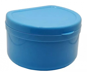 Коробка-контейнер для дезінфекції та зберігання протезів