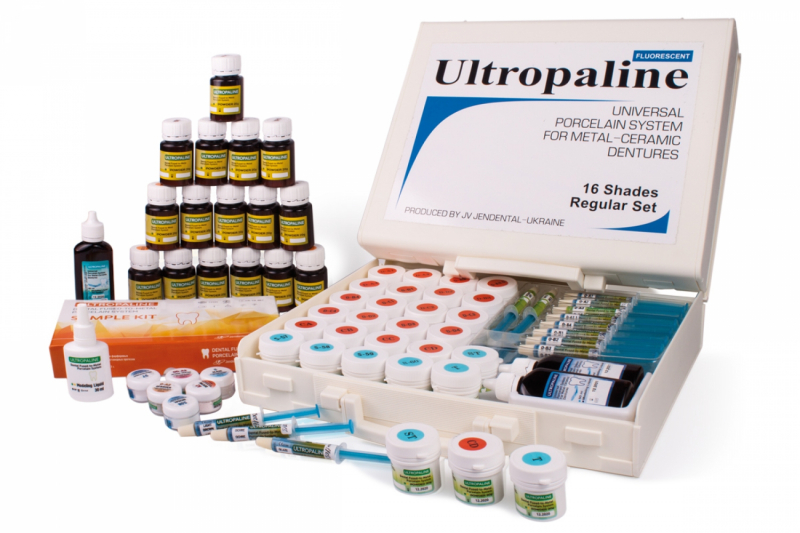 Ultropaline, Набор опак-дентинов, 6х30 г (Jendental)