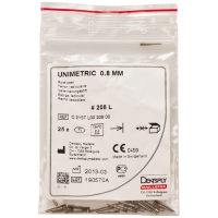 Unimetric ROOT-POST TITANIUM, конус - 0,8 (Dentsply) Штифти титанові