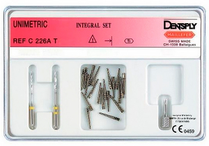 Unimetric Titan single set 108L (Dentsply) Дриль калибровочный и пенетрационный, 20 штифтов