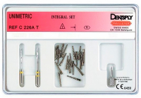 Unimetric Titan single set 110L (Dentsply) Дриль калібрувальний та пенетраційний, 20 штифтів