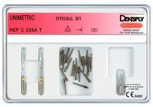 Unimetric Titan single set 110L (Dentsply) Дриль калибровочный и пенетрационный, 20 штифтов