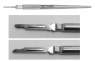 Ручка леза Osung скальпеля SHS, пряма, металева