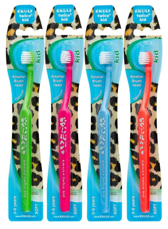 Зубная щетка EKULF Twice Kid (610)