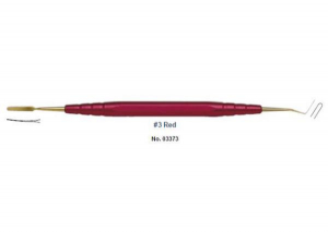 Гладилка YDM TMDU №3 (для композитов, красная ручка, 0,2 мм)