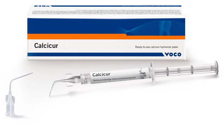 Voco Calcicur - Рентгеноконтрастна паста, шприц, 2,5 г