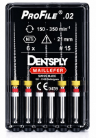Profile.02 (Dentsply) Профайли 21 мм, оригінал, 6 шт