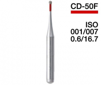 CD-50F (Mani) Алмазний бор, кулястий (кулька) ISO 001/007