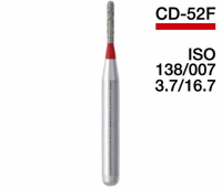 CD-52F (Mani) Алмазный бор, фиссурный с закругленным концом, ISO 138/007