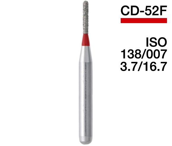 CD-52F (Mani) Алмазний бор, фісурний із закругленим кінцем, ISO 138/007