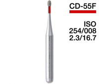 CD-55F (Mani) Алмазный бор, сливка, ISO 254/008