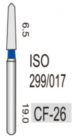 CF-26 (Perfect) Алмазний бор, усічений конус, ISO 299/017, синій, 5 шт