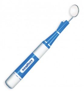 Ручка для дзеркала Geosoft з білим LED підсвічуванням LumiEst