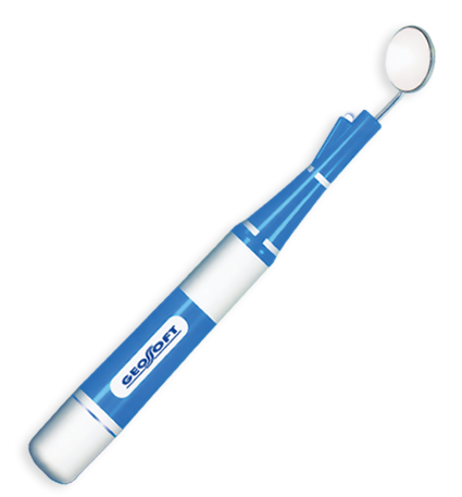 Ручка для дзеркала Geosoft з білим LED підсвічуванням LumiEst
