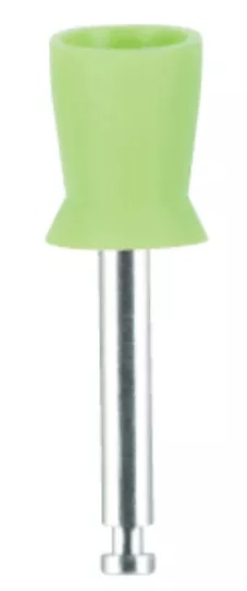 Чашка резиновая PremiumPlus Soft, зеленая, M222, 10 шт