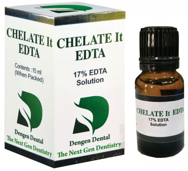 Chelate It, 17% EDTA (Dengen) Рідина для розширення кореневих каналів, 15 мл