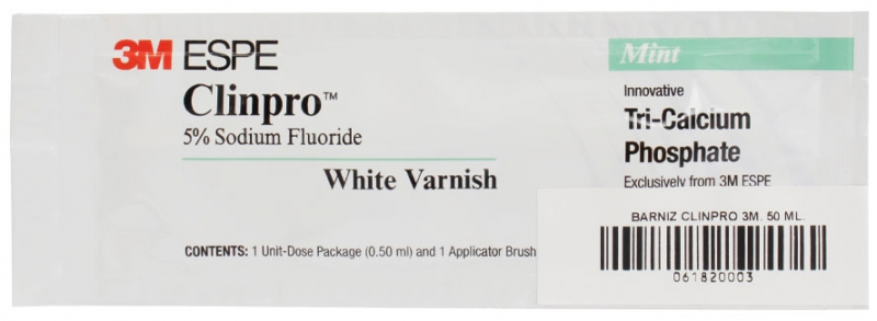 Clinpro White Varnish (3M) Белый лак с трикальцийфосфатом, 0,5 мл