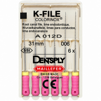 K-File Colorinox, 31 мм (Dentsply) Ручные дрильборы (копия)