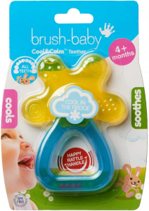 Гризун Brush-baby Cool&Calm Teether, Yellow-Blue