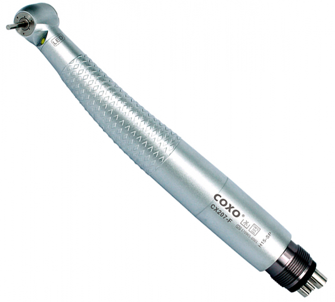 Турбінний наконечник терапевт COXO CX-207-F H15-SPQ4 (світло+multiflex)