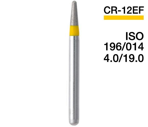 CR-12EF (Mani) Алмазний бор, закруглений конус, ISO 196/015