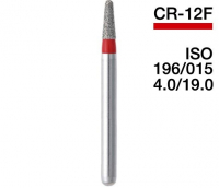 CR-12F (Mani) Алмазний бор, закруглений конус, ISO 196/015