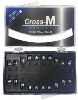 Cross-M, Полный набор (MD) моноблок металлические брекеты Roth 022