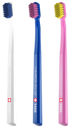CS 5460/3 (Curaprox) Набір зубних щіток Ultra Soft, d - 0,10 мм