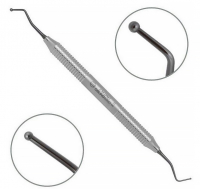 Гладилка Osung COM3 (металлическая ручка, двухсторонняя, титановое покрытие, для композитов и фотополимеров)