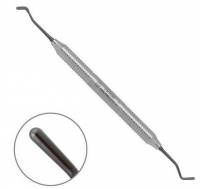 Гладилка Osung COM4 (металлическая ручка, двухсторонняя, титановое покрытие, для композитов и фотополимеров)