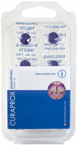 Таблетки для індикації зубного нальоту Curaprox Plaque Finder PCA 223 (12 шт)