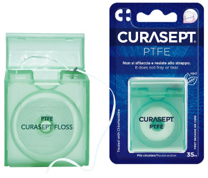 Зубная нить Curasept PTFE + CHX, 35 м, 1 шт