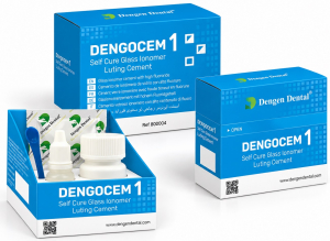 Dengocem 1 (Dengen) Стеклоиономерный цемент для фиксации коронок и мостов, 15 г + 10 мл