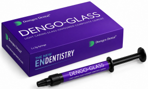 Dengoglass (Dengen) Светотвердеющий стеклоиономерный композитный цемент, шприц 2 г