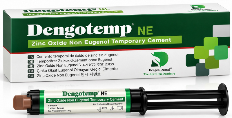 Dengotemp NE (Dengen) Безэвгенольный цемент для временной фиксации, 9 г