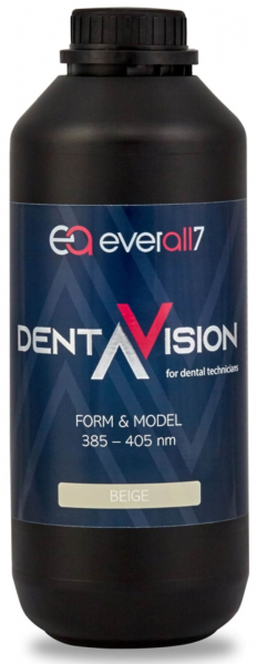 DentaVision Beige, бежевый (Everall7) Смола для 3D печати стоматологических моделей